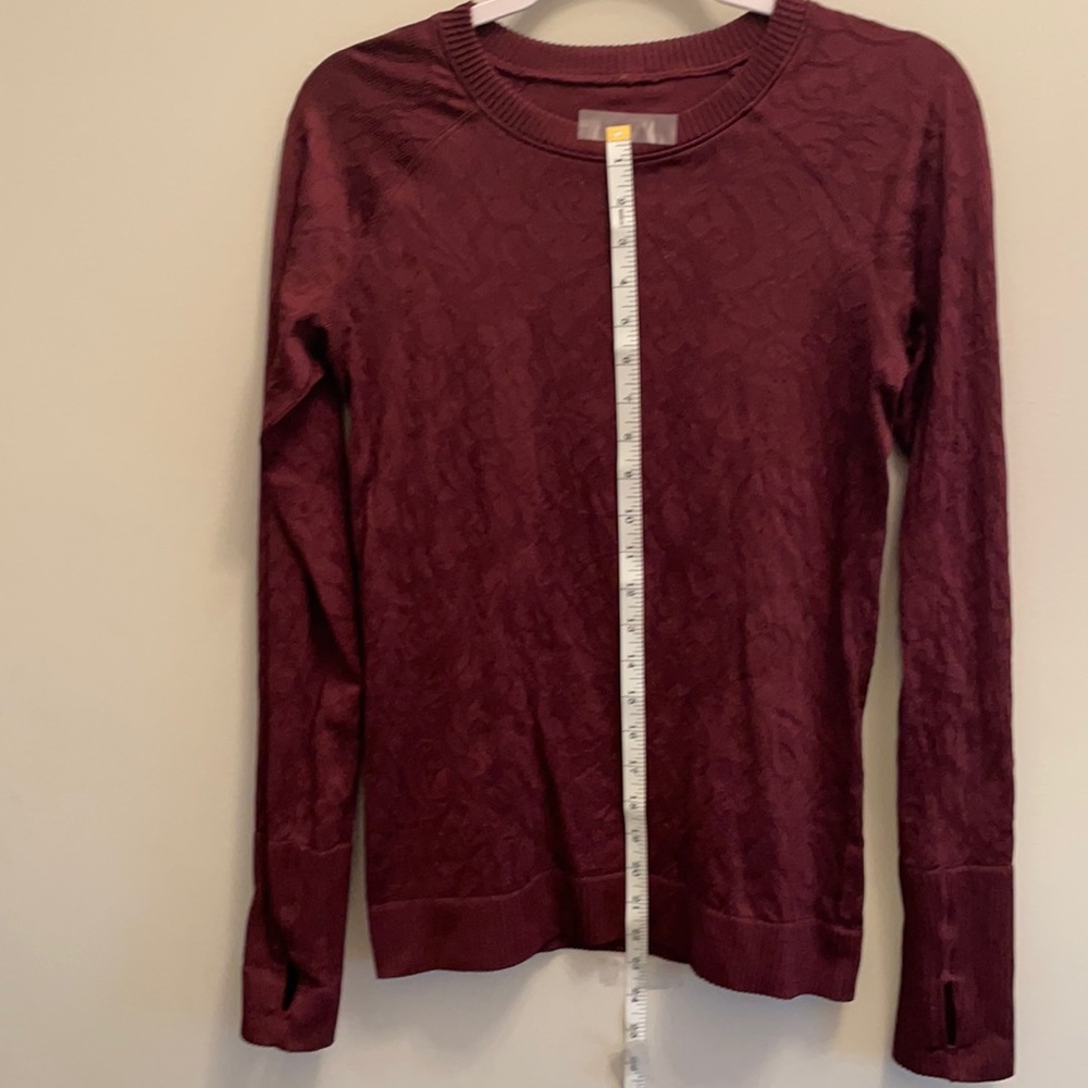 lululemon athletica Burgundy Long Sleeve Top